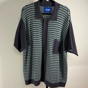 Awake NY Knitwear short sleeve Cardigan color Brown size Large